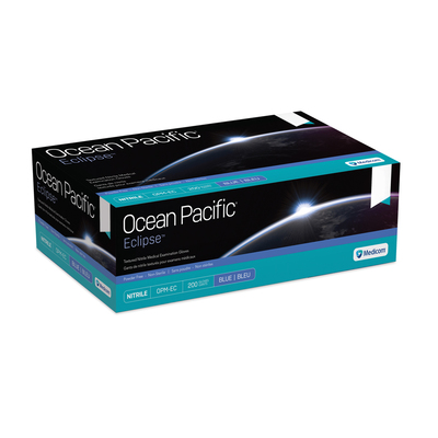Ocean Pacific Eclipse PF X-Small Box/200 Blue Nitrile Gloves