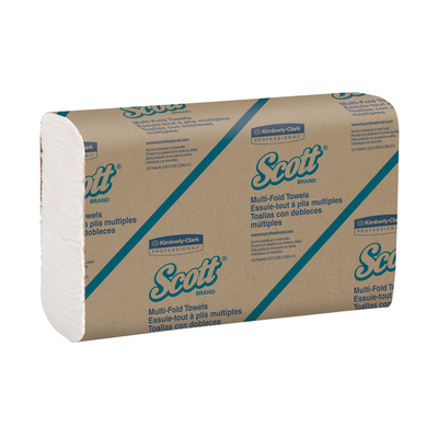 Scott Multifold Towels White (20 Pkgs Of 200 Sheets)