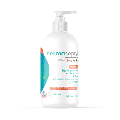 DermaSeptyl 500ml 2-in-1 Hand Sanitizer / Lotion 63% Ethyl Alcohol ****Hazardous item – Item may require additional shipping and/or handling charges.****