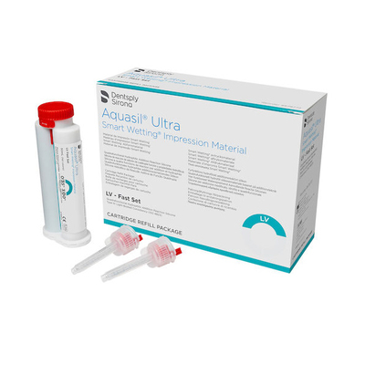 Aquasil Ultra Low Viscosity Fast Set (4-50ml New Cartridges & 12 Tips)