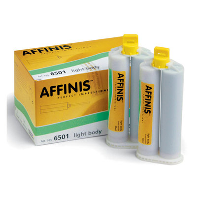 Affinis Std Pkg Light Body 2x50ml Cartridges & 12 Mixing Tips