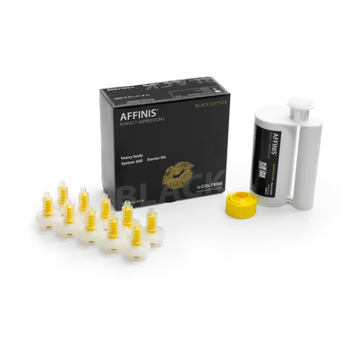 Affinis System 360 Black Heavy Body Starter Kit 1-380ml/Ring/Mix Tips