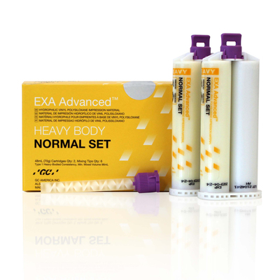 Exa Advanced Heavy Body Normal Set (2-48ml  Cartridges & 6 Tips)