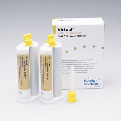 Virtual Light Body Fast Set Refill 2 X 50ml Cartridges & 12 Small Mix Tips
