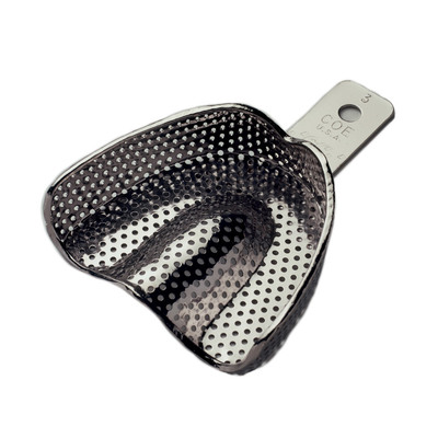 Impression Tray Nickel Plated Regular Perforated #3 Upper