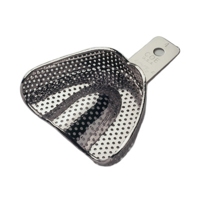Impression Tray Nickel Plated Regular Perforated #4 Upper
