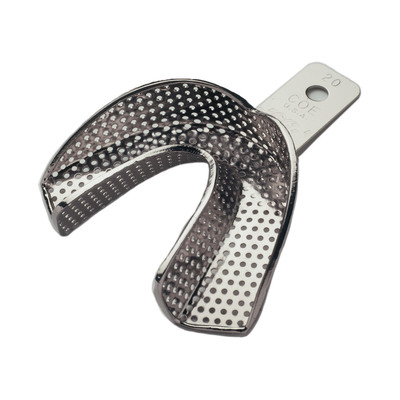 Impression Tray Nickel Plated Regular Perforated #20 Lower