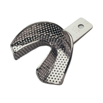 Impression Tray Nickel Plated Regular Perforated #22 Lower