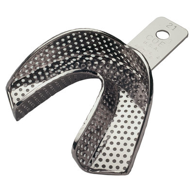 Impression Tray Nickel Plated Perforated Depr. Anterior A21