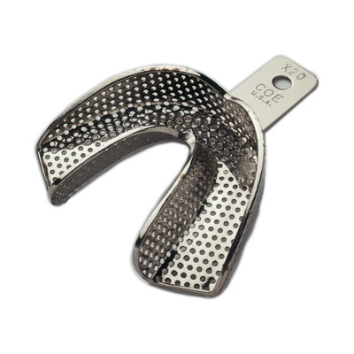 Impression Tray Nickel Plated Regular Perforated X20