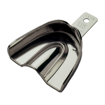 Impression Tray Stainless Steel Solid S103 Medium-large Upper
