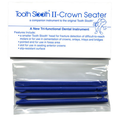 Tooth Slooth II Crown Seaters Pkg/4 Blue