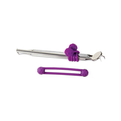 Instrument Ties Purple Pk/6 Silicone, Autoclavable