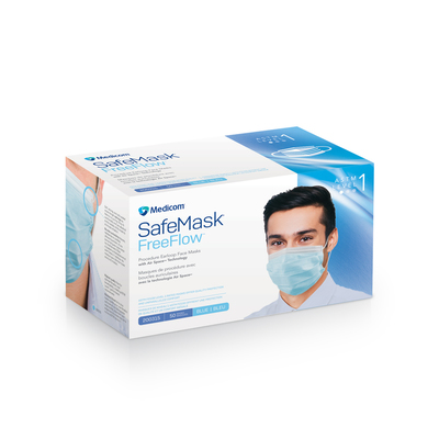 SafeMask Mask FreeFlow  ASTM Level 1 Blue (50)