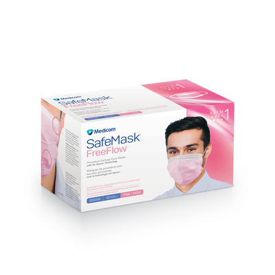 Mask SafeMask FreeFlow ASTM Level 1 Pink (50) 
