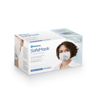 Mask SafeMask FreeFlow ASTM Level 3 White (50) 