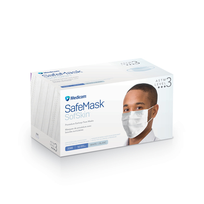 SafeMask Mask SofSkin ASTM Level 3 White (50) 
