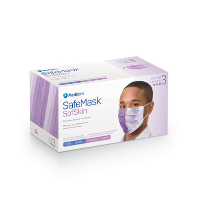Mask SafeMask Sofskin ASTM Level 3 Lavender (50) 