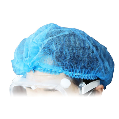 Bouffant Caps 20" Blue Bag/100 Non-Woven, Disposable
