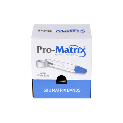 Pro-Matrix Band 6mm Wide 50 Blue