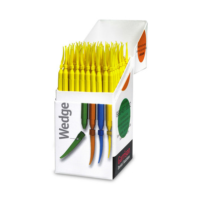 Wedge Wands Yellow/X-small Refill Pk/100