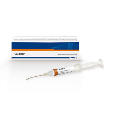 Calcicur 2ml Syringe & Tips Calcium Hydroxide