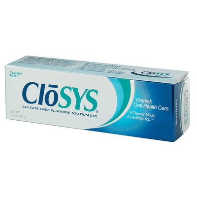 CloSYS Toothpaste 3.4oz (1) Fluoride-Free (Rowpar)
