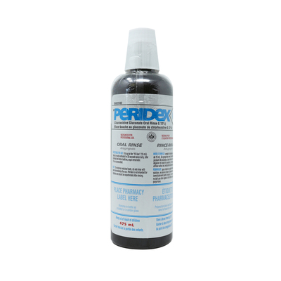 Peridex 475ml Each 0.12% Chlorhexidine Gluconate * Ambient - Item not-returnable due to Health Canada regulations and may require additional shipping/handling charges*