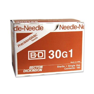 Needles 30ga 1" Precisionglide Regular Bevel (100)