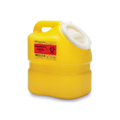 Sharps Container 22.7L X-Large Nestable Clear/Yellow