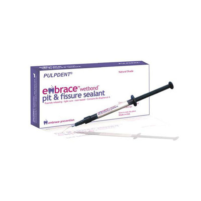 Embrace Wetbond Pit & Fissure Sealant Natural (4 X 1.2ml Syringes & 20 Tips)
