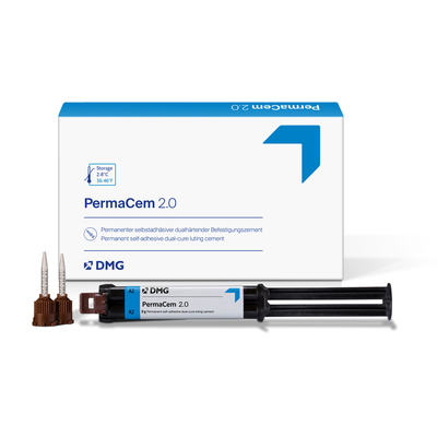 PermaCem 2.0 Transparent 9g Syr, 15 Mixing/5 Endo Tips