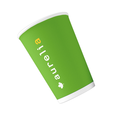Aurelia Cup Green 5oz Paper Biodegradable (1000)