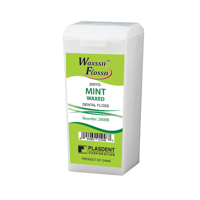Floss Waxed Mint Flavour 200-Yard Roll in Plastic Dispenser