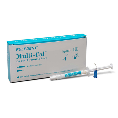 Multi-Cal Calcium Hydroxide Medicament (4 X 1.2ml Syringes & 8 Tips)