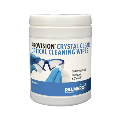 ProVision Cleaning Wipes (160) 6x6-3/4" Crystal Clear Optical