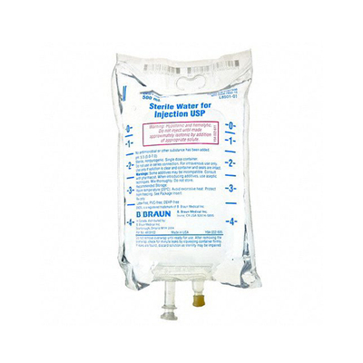 Sterile Water For Iv Solution 500ml Bag Bg/1
