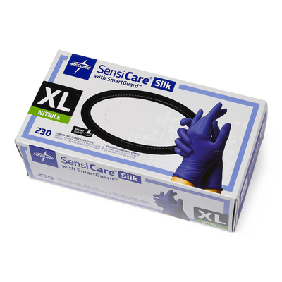 SensiCare Silk X-Large Powder-Free Nitrile Blue Gloves BX/230