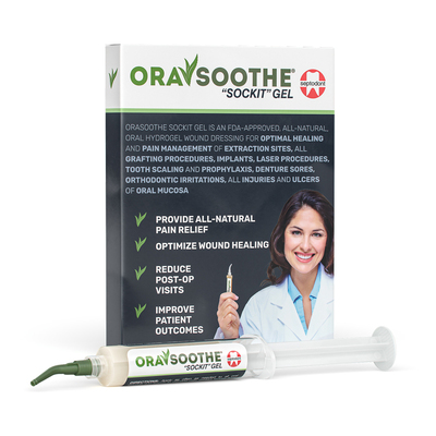 Orasoothe Sockit Gel, 5-Pk, 10g Syringe (Wound Dressing)
