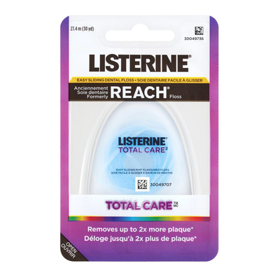 Listerine (Reach) Total Care Floss Easy Slide Mint 36x30yd