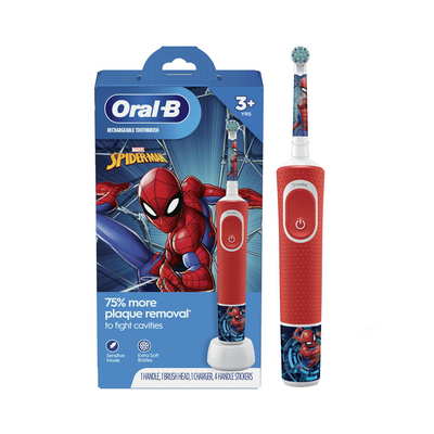 Kids Powerbrush Spiderman For 3+ Years, (Rechargeable)