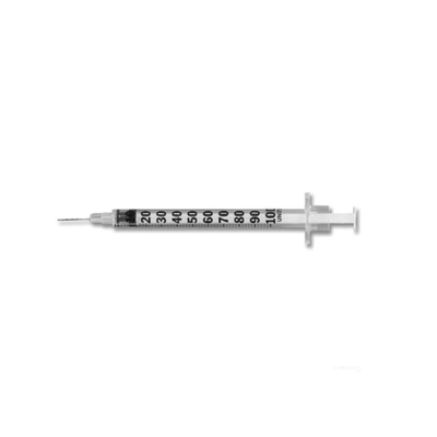Insulin Syr Bd Micro 1ml 28gx0.5"Reg Ndl Bx/100