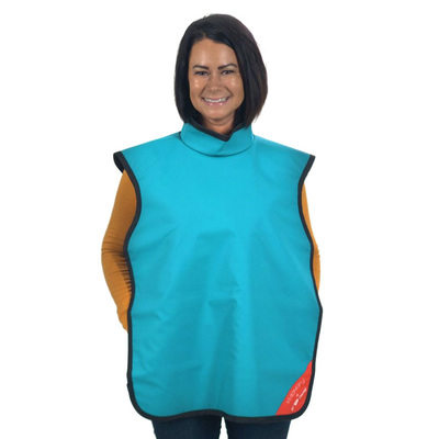 Lead-Free Apron Adult Blue With Collar