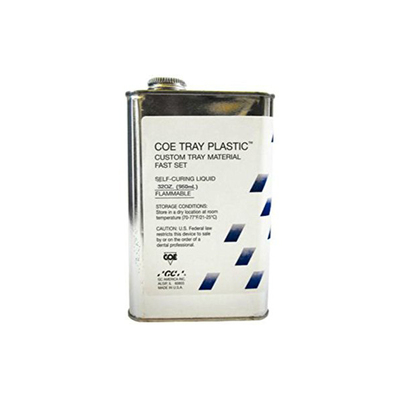 Coe Tray Plastic Liquid Fast Set Quart ****Hazardous item – Item may require additional shipping and/or handling charges.****