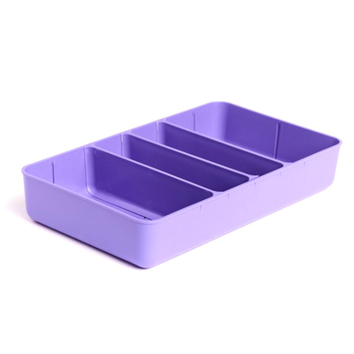 Drawer Organizer Neon Purple (Includes 1 Large, 2 Medium, 4 Small Dividers)