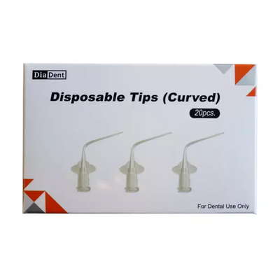 Tips Pre-Bent Clear 0.4mm Head Disposable (20)