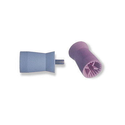 Prophy Cup Screw Type Webbed Soft Purple Non-latex (144)