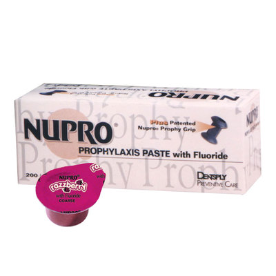 Nupro Cups Coarse/Razzberry (200) Prophy Paste With Fluoride
