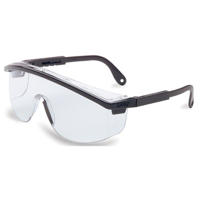 Uvex Glasses Black Frame With Clear Lens