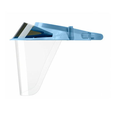 Op-D-Op II Blue Adjustable Face Shield (Visor, 3 Shields)